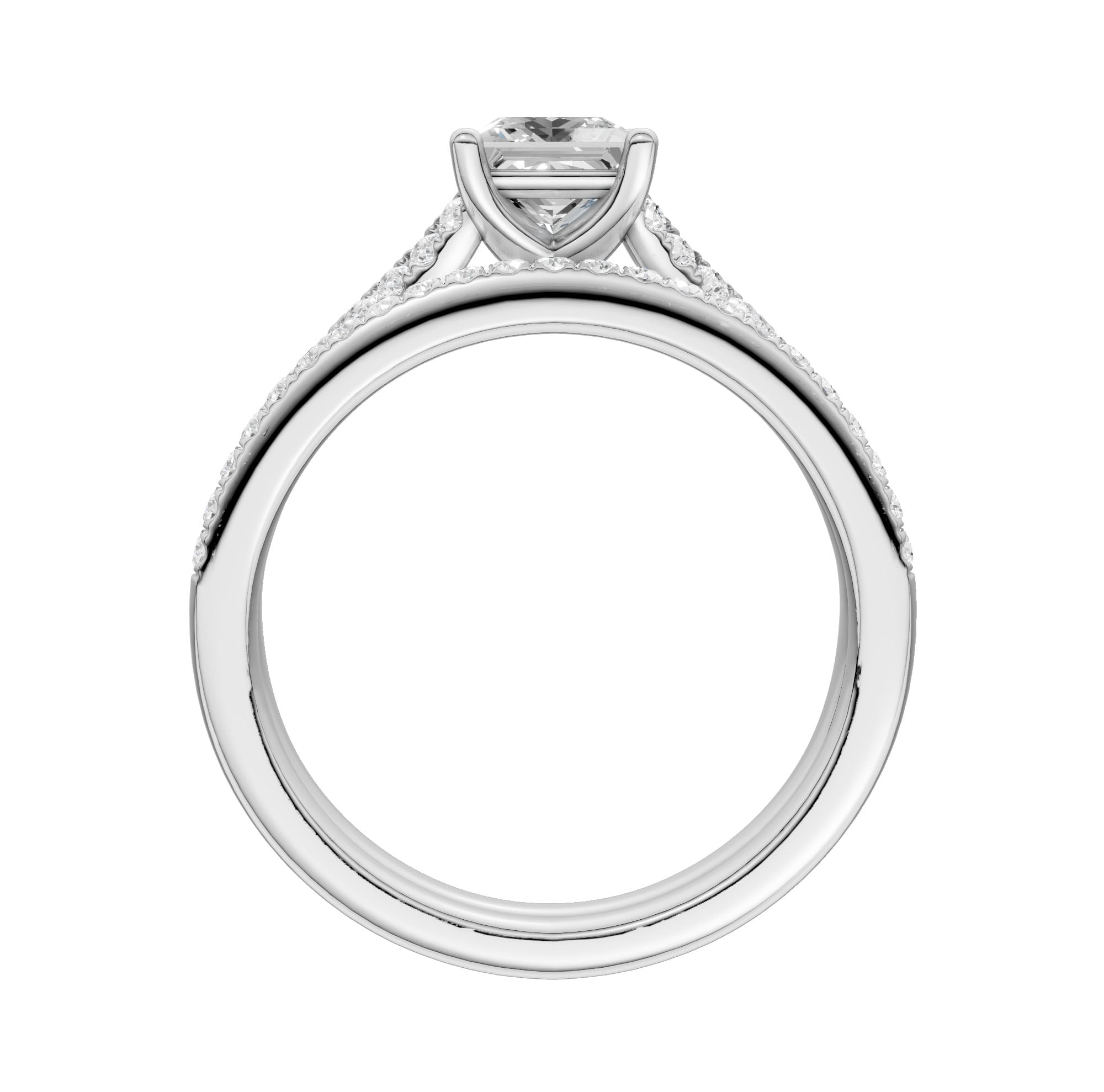 Certified Lab Grown 14K 1.40CT Diamond Bridal Set - Image 4