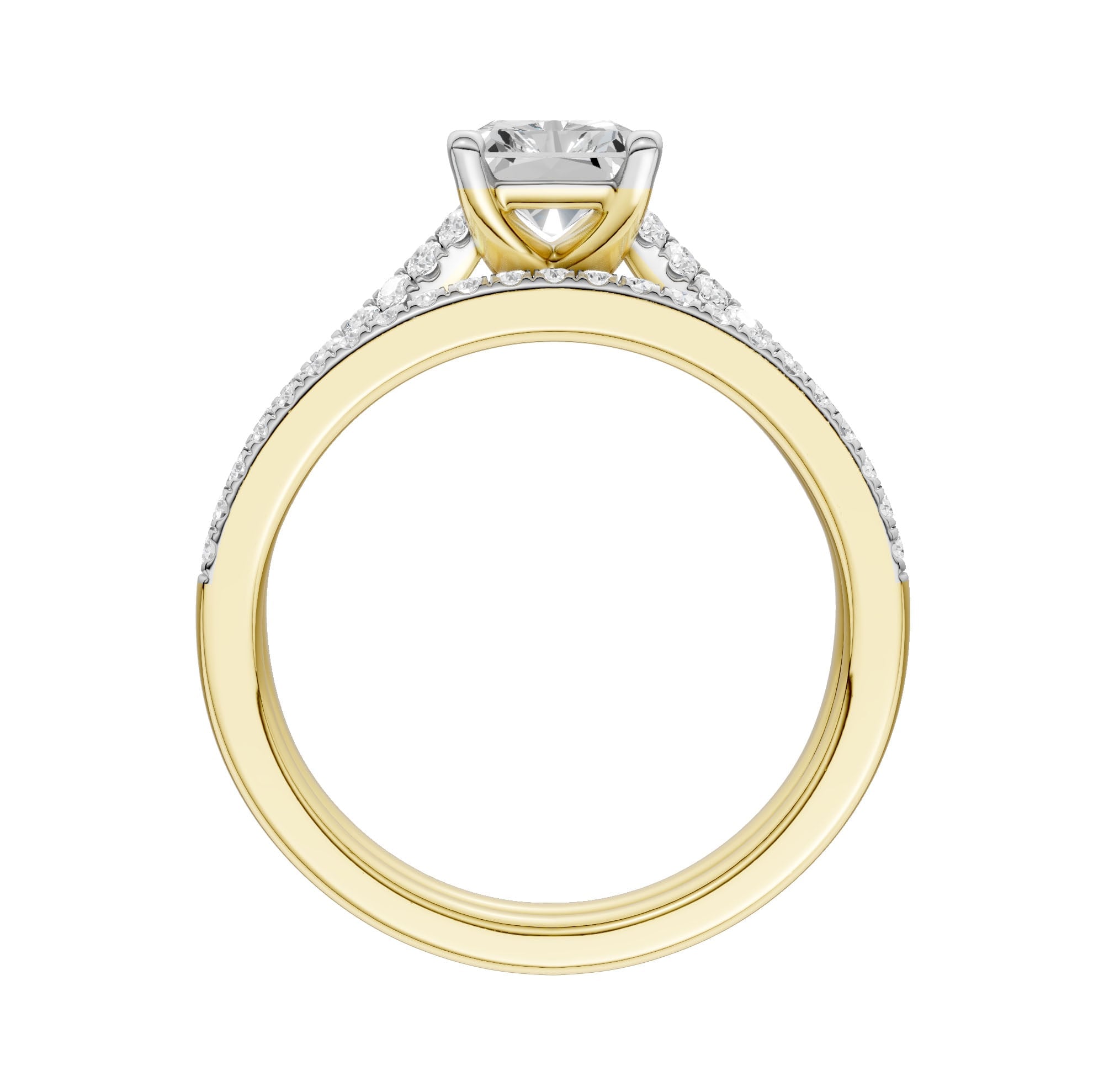 Certified Lab Grown 14K 2.40CT Diamond Bridal Set - Image 3