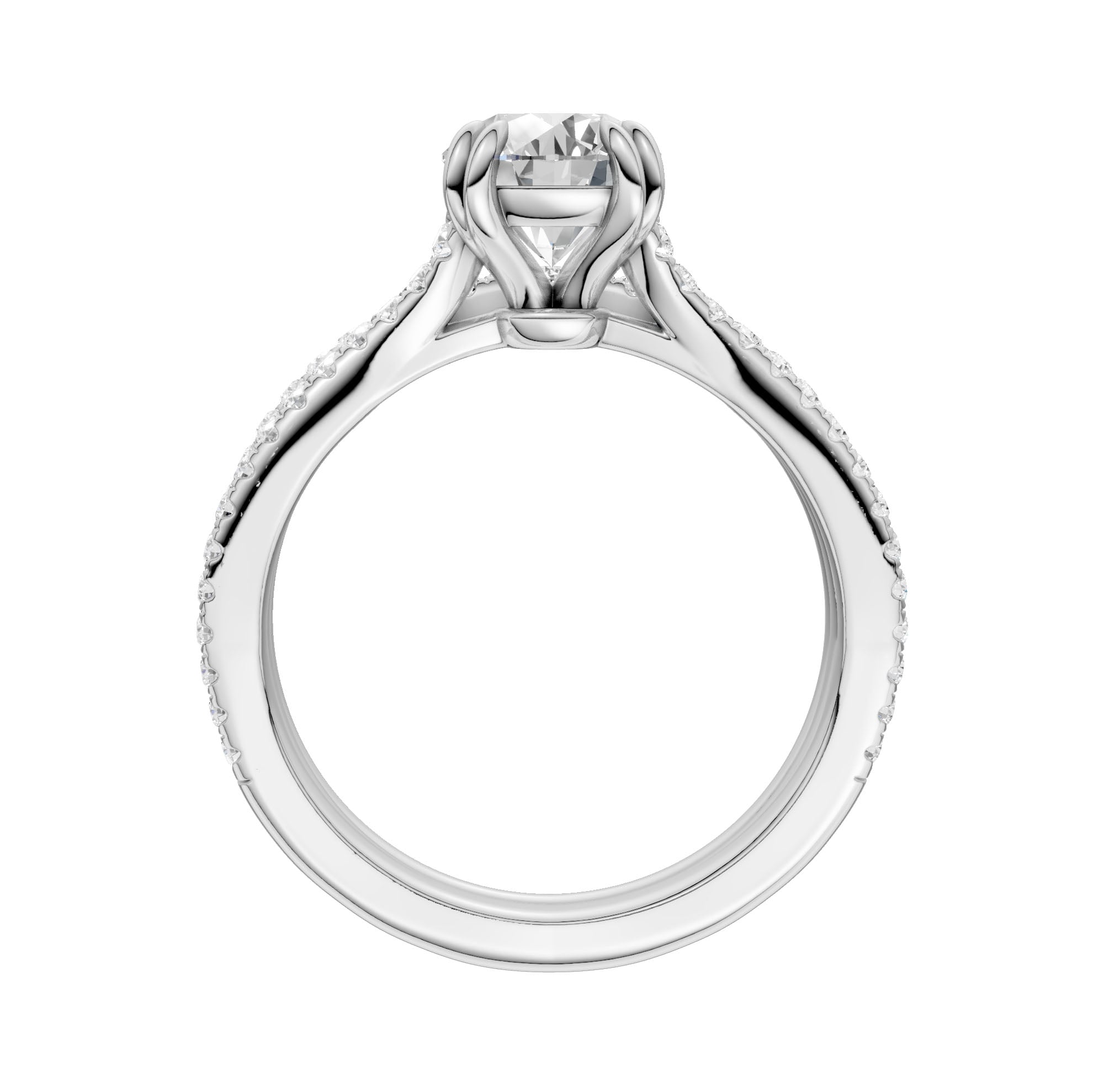 Certified Lab Grown 14K 1.50CT Diamond Bridal Set - Image 3