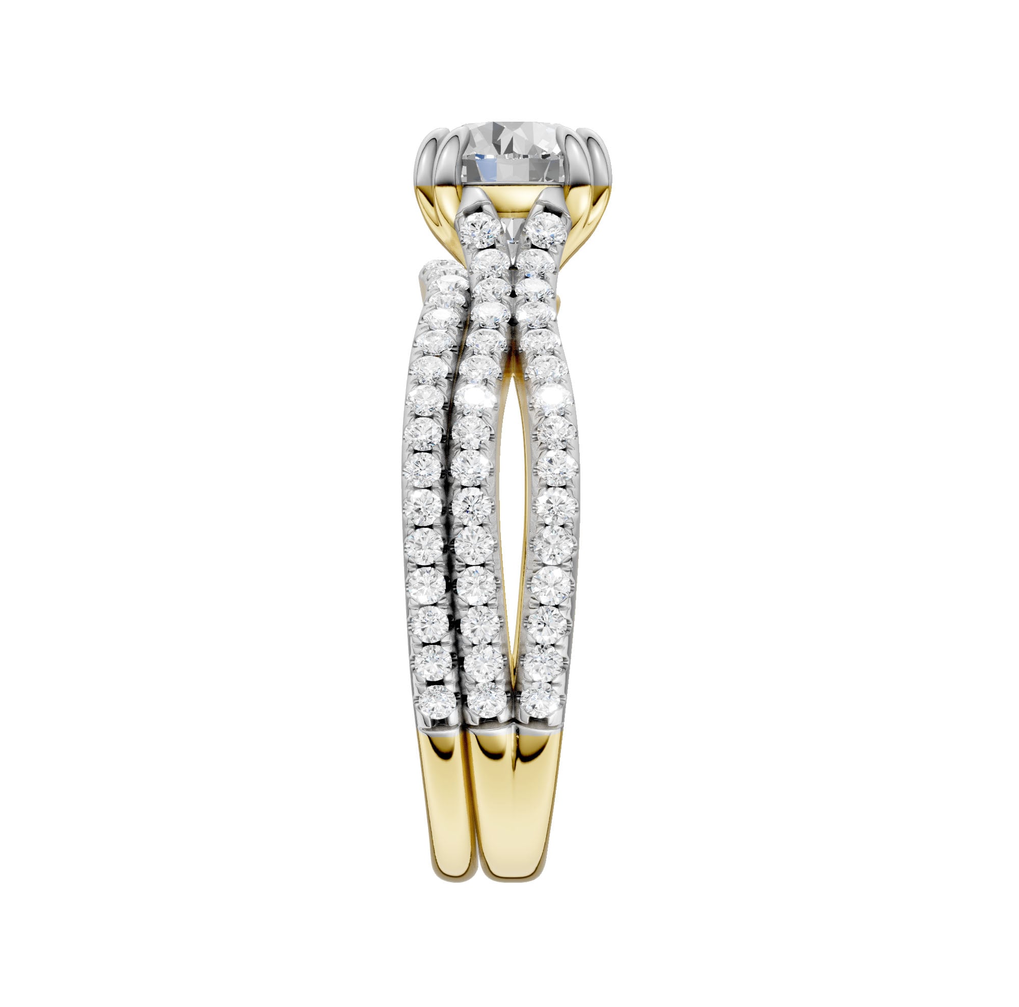 Certified Lab Grown 14K 1.50CT Diamond Bridal Set - Image 4