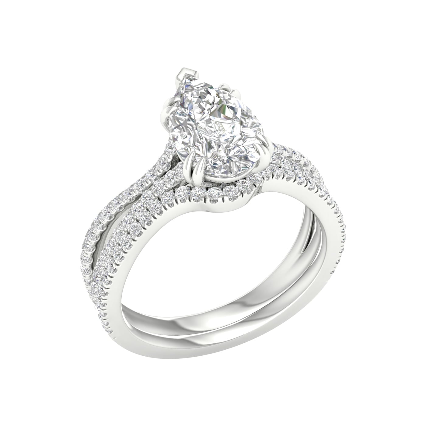 14K 2.50CT Certified Lab Grown Diamond Bridal - Image 4