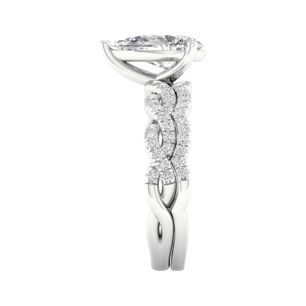 14K 2.40CT Lab Grown Diamond Bridal Set - Image 2