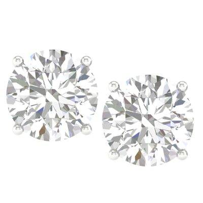 10K 0.50CT Certified Lab Grown Diamond Earring
