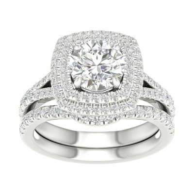 14K 2.25CT  Lab Grown Diamond Bridal Ring