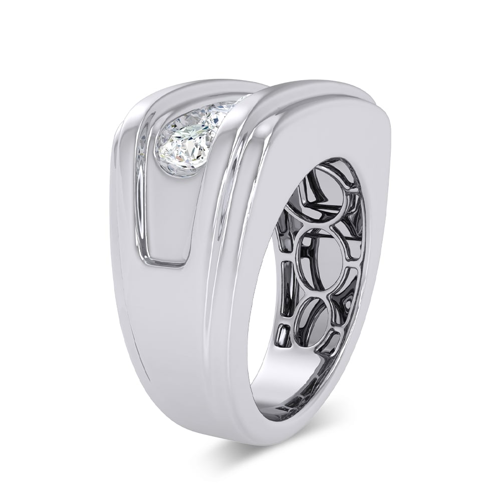 14K 2.00CT Certified Lab Grown Mens Ring - Image 2