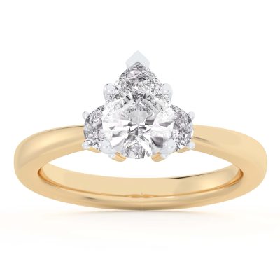 14K 1.25CT Lab Grown Engagement Ring