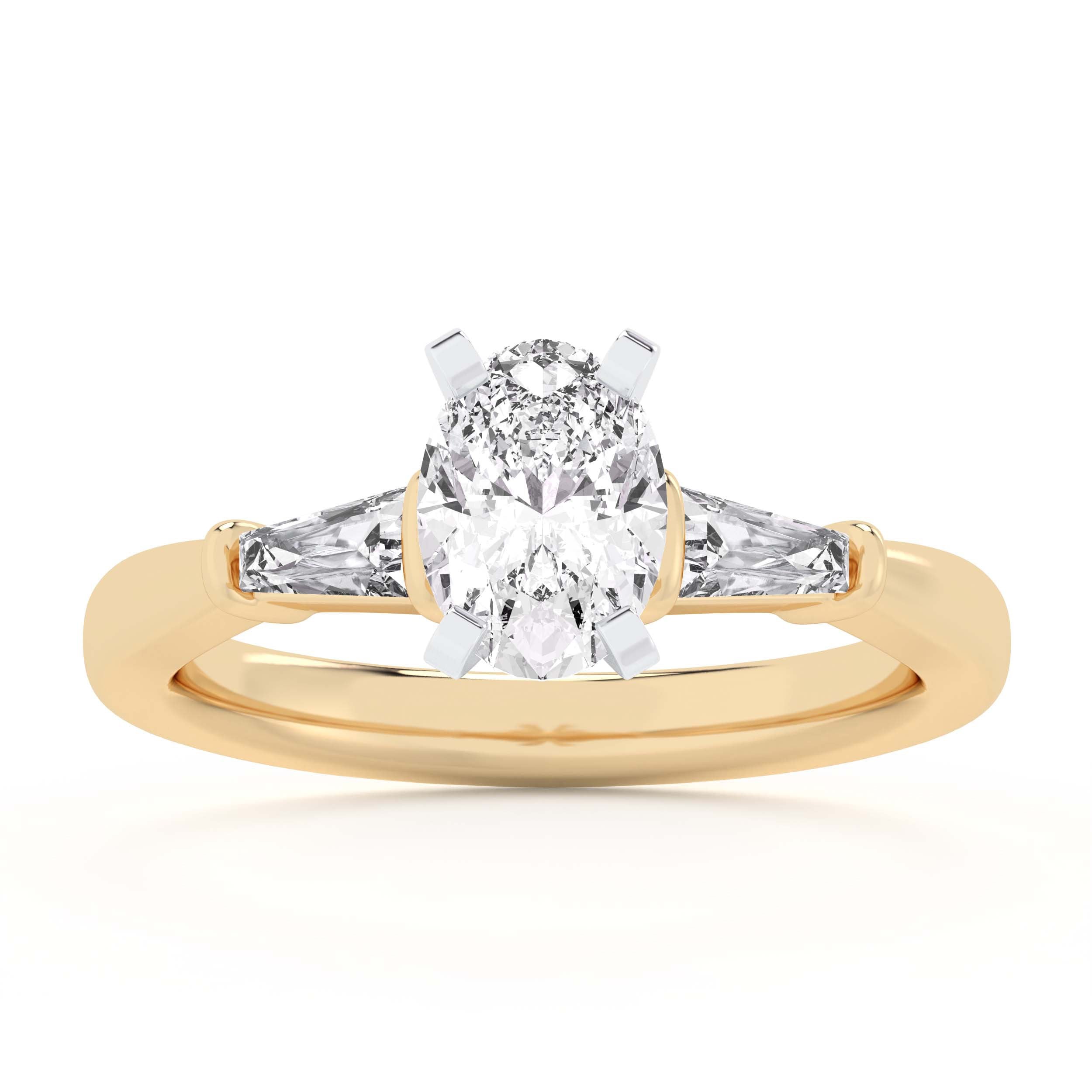 14K 2.50CT Lab Grown Engagement Ring