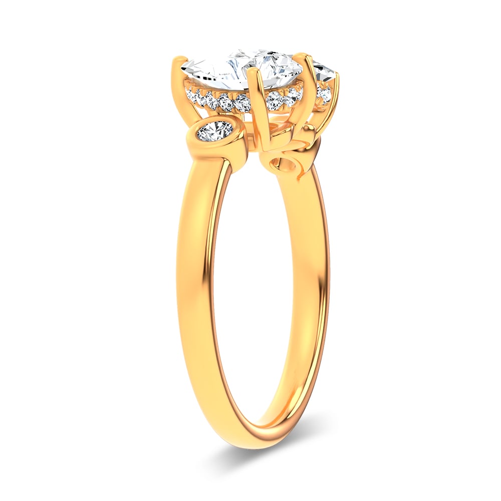 14K 0.25CT Certified Lab Grown Ring - Image 2
