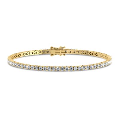 14K 2.98CT Lab Grown DIAMOND BRACELET