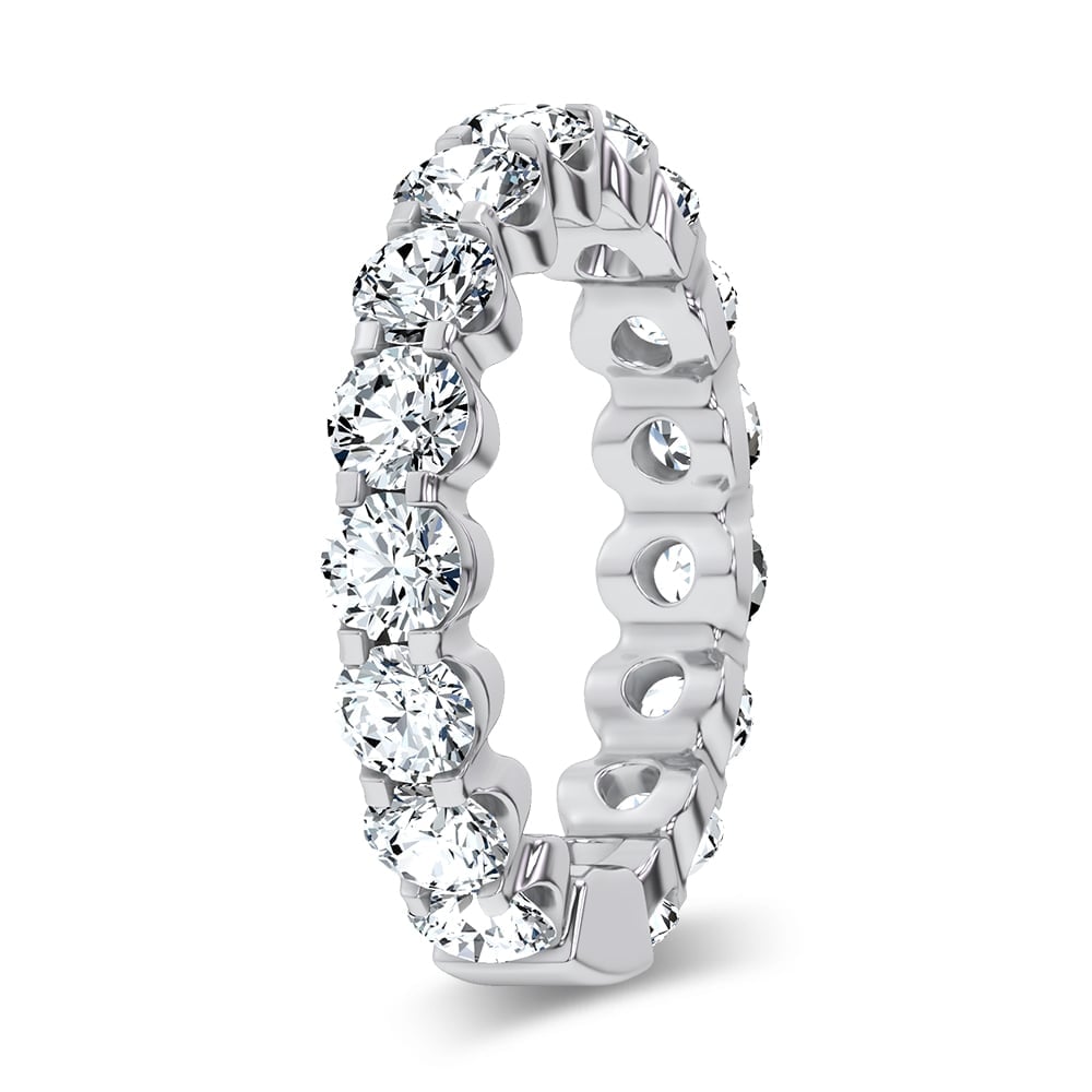 14K 4.00CT LAB DIAMOND ETERNITY BAND - Image 2