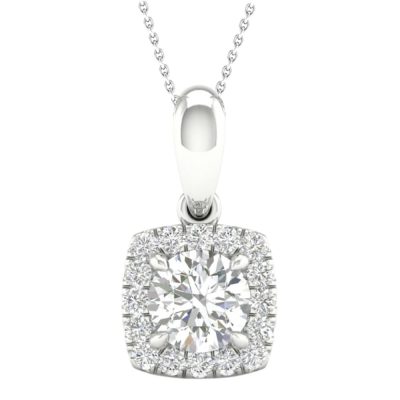 14K 0.60CT Certified Lab Grown Diamond Pendant