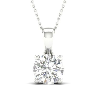 14K 0.50CT Certified Lab Grown Diamond Pendant