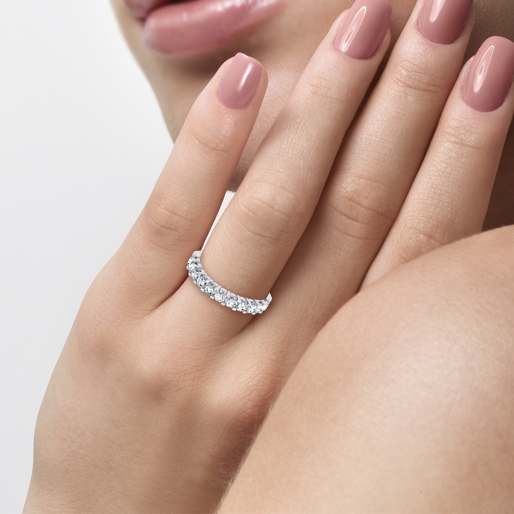 14K 1.00CT LAB GROWN DIAMOND BAND - Image 4