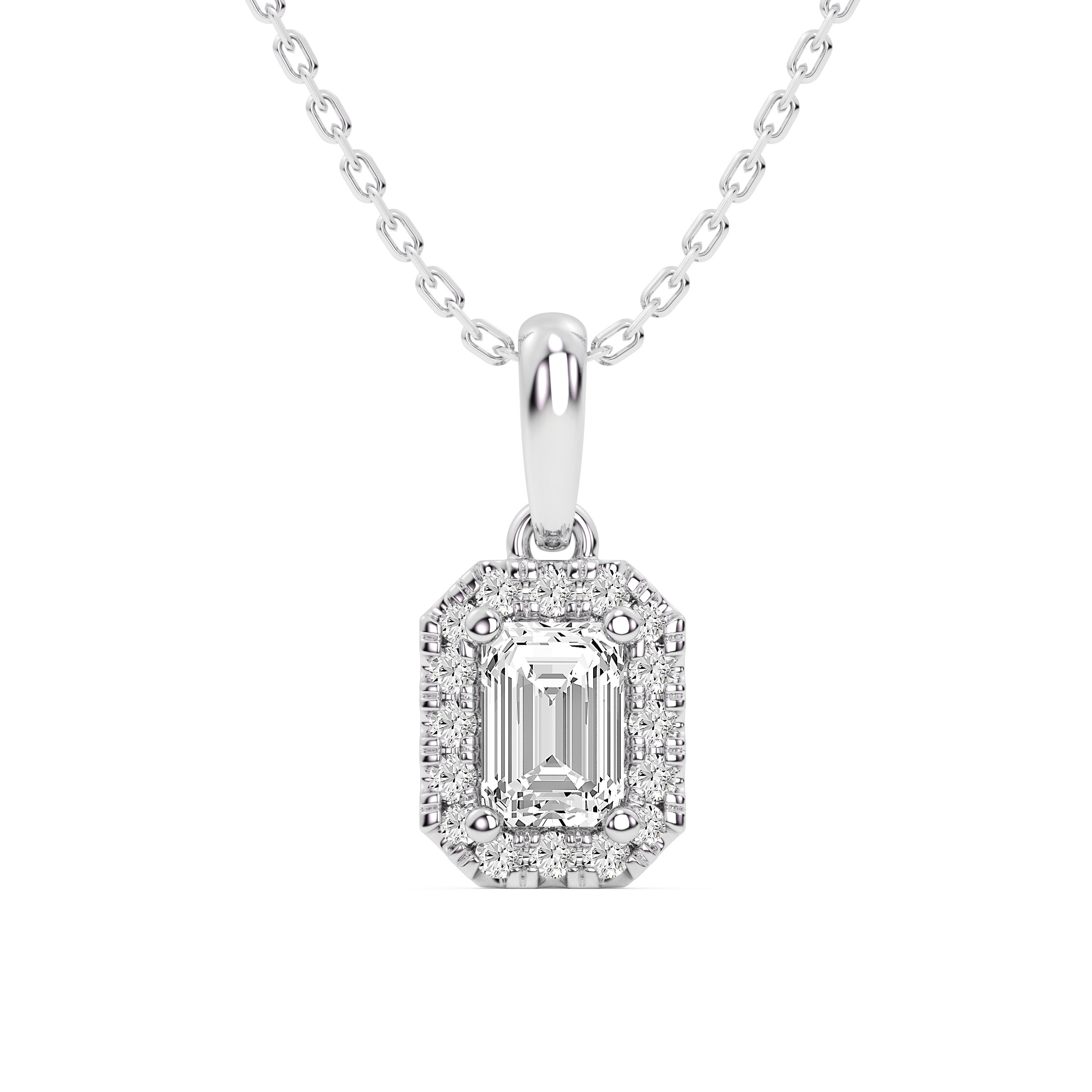 14K 0.62ct Lab Grown Pendant