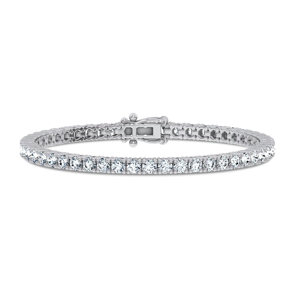 14K 7.00CT Lab Grown DIAMOND BRACELET