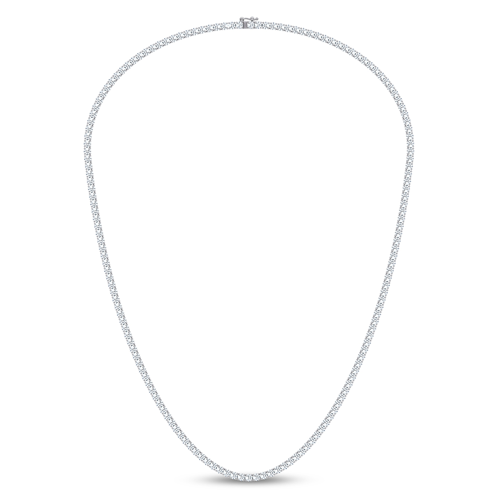 14K 7.00CT DIAMOND NECKLACE 17INCH