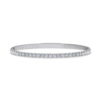 14K 3.00ct Lab Grown Diamond Bangle