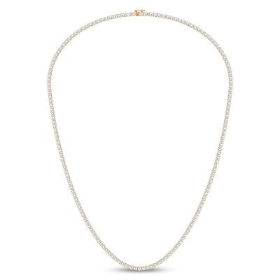 14K 7.00CT DIAMOND NECKLACE 17INCH