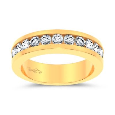 14K 1.00CT DIAMOND MEN'S RING