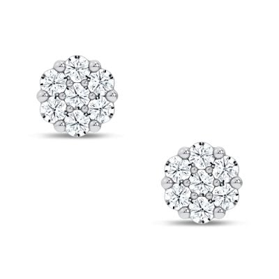 14K 0.15CT  Lab Grown DIAMOND EARRING