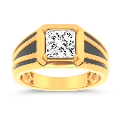 14K 2.00CT Certified Lab Grown Mens Ring