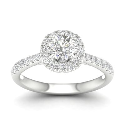 14K 1.00CT Lab Grown Diamond Engagement Ring