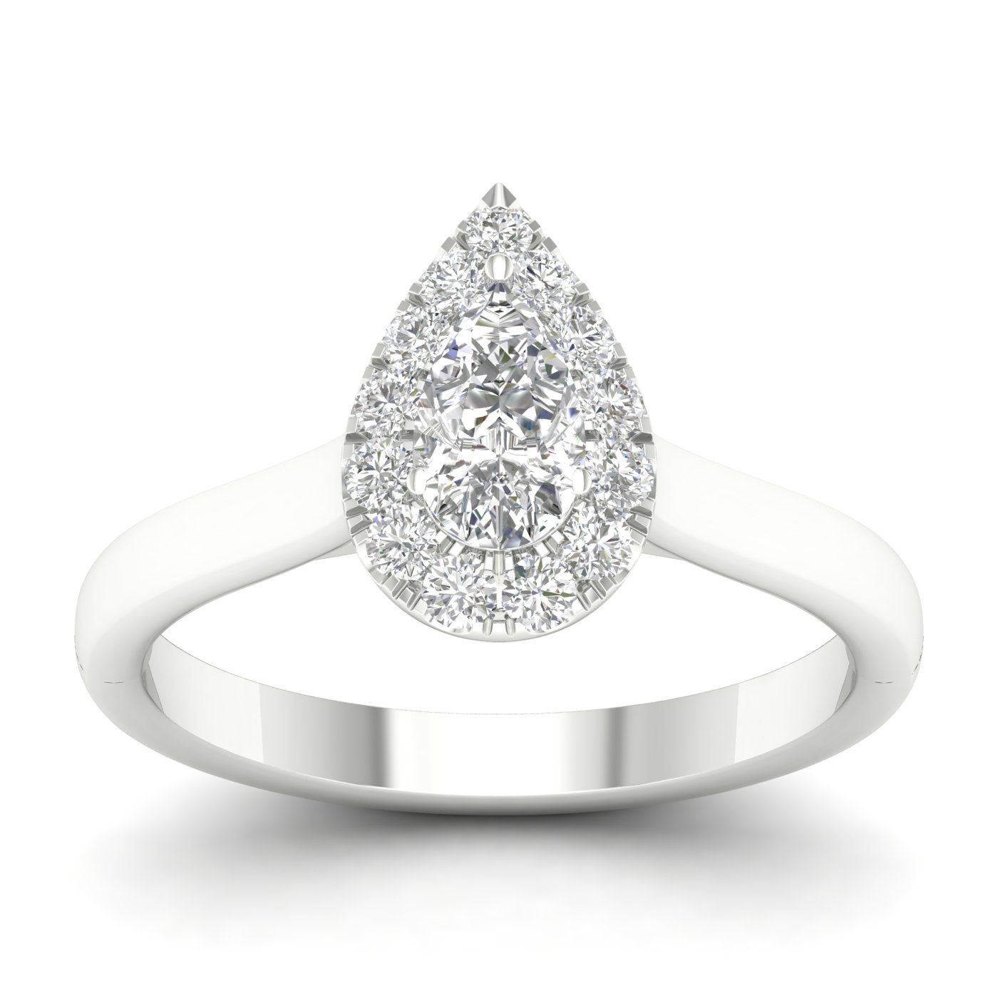 14K 0.75CT Lab Grown Diamond Engagement Ring