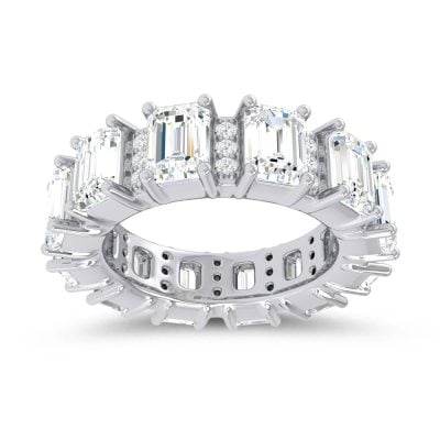 14K 5.00CT Certified Lab Grown Band