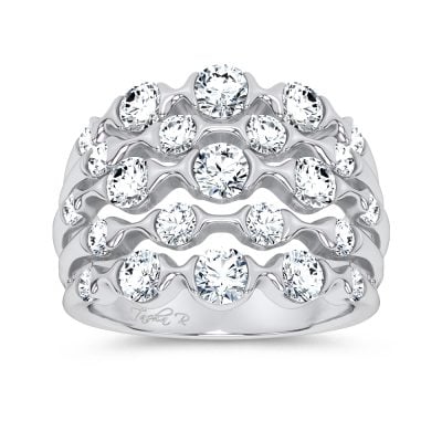 14K 2.50CT DIAMOND FANCY BAND