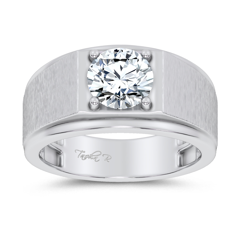 14K 2.00CT Certified Lab Grown Mens Ring