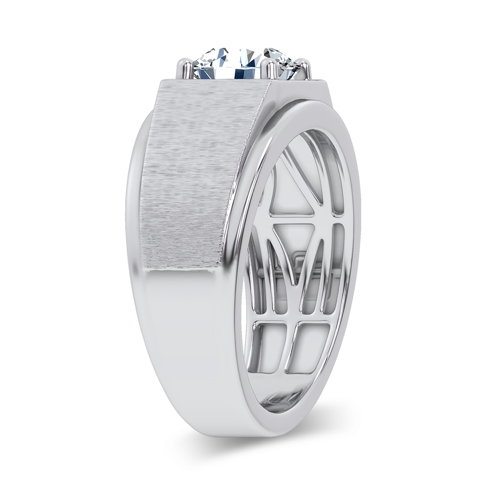 14K 2.00CT Certified Lab Grown Mens Ring - Image 2
