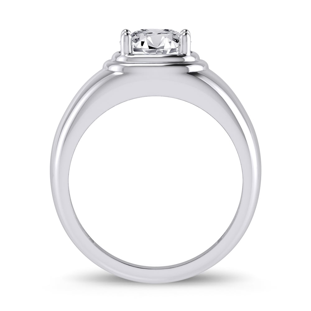 14K 2.00CT Certified Lab Grown Mens Ring - Image 2