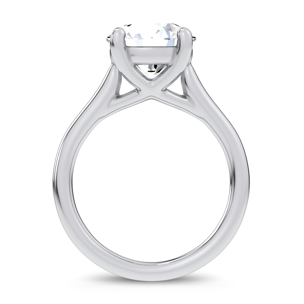 14K 4.00CT Certified Lab Grown Solitaire Ring - Image 3