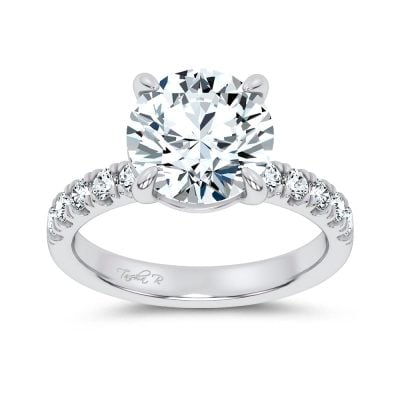14K 4.50CT Certified Lab Grown Engagement Ring