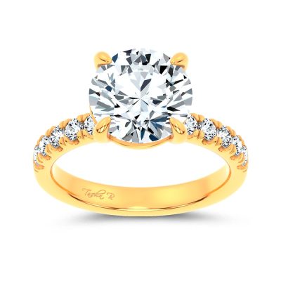 14K 4.50CT Certified Lab Grown Engagement Ring