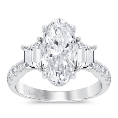 14K 4.33CT Certified Lab Grown Diamond Ring