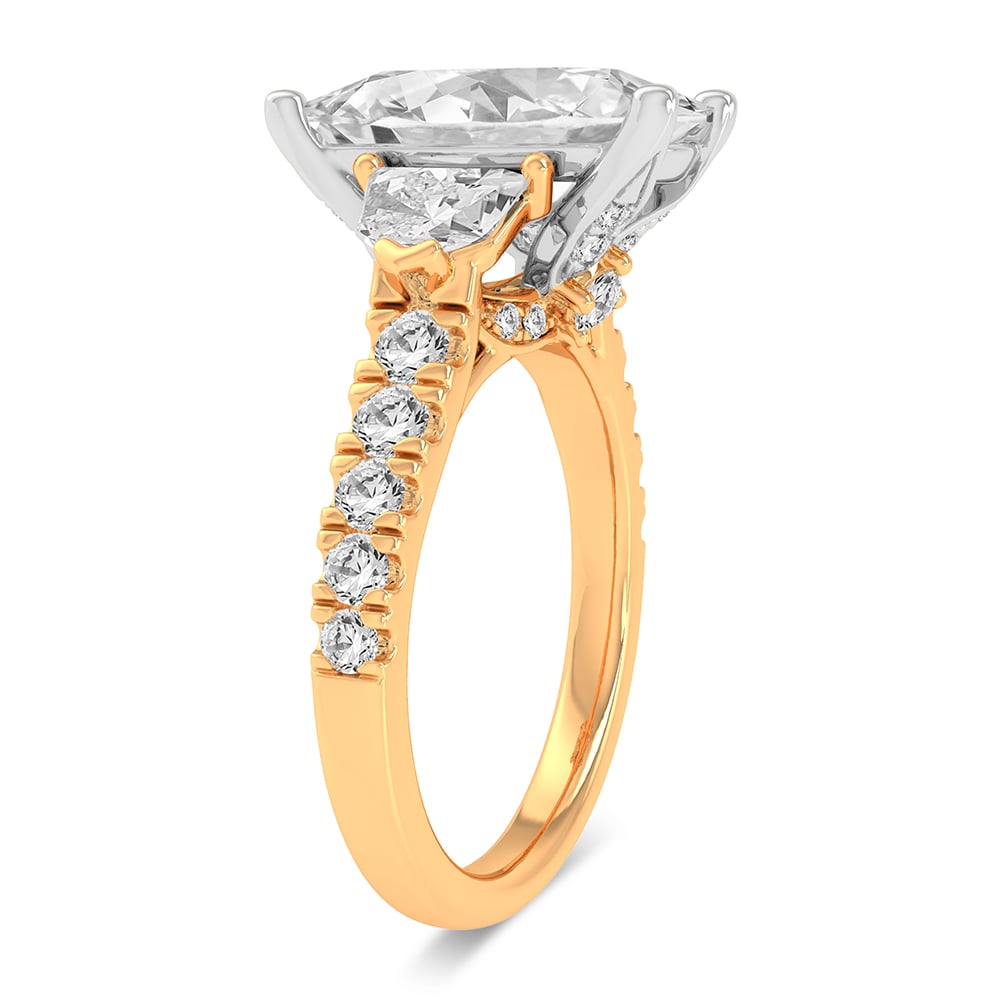 14K 4.90CT Certified Lab Grown Diamond Ring - Image 2