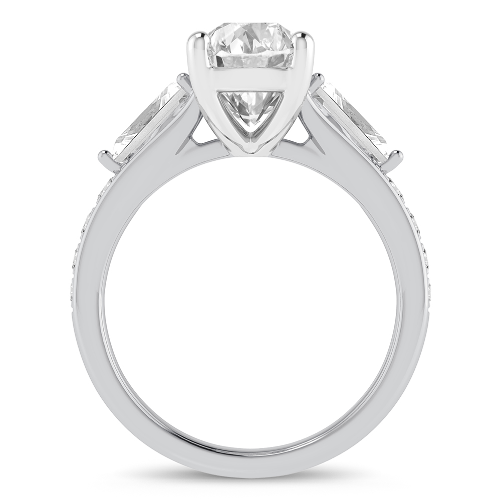 14K 3.90CT Certified Lab Grown Diamond Ring - Image 3