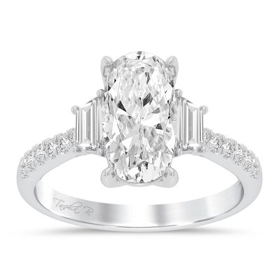 14K 2.79CT Certified Lab Grown Diamond Ring
