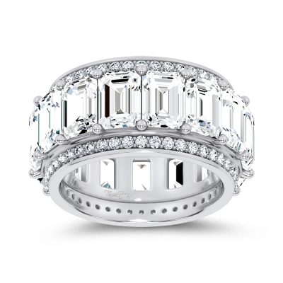14K 12.00CT Certified Lab Grown Band
