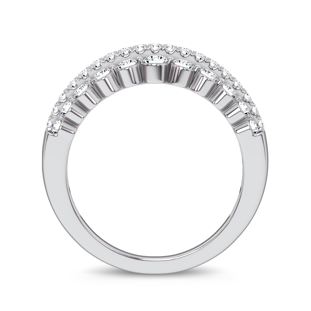 14K 2.00CT Lab Grown Ladies Band - Image 2