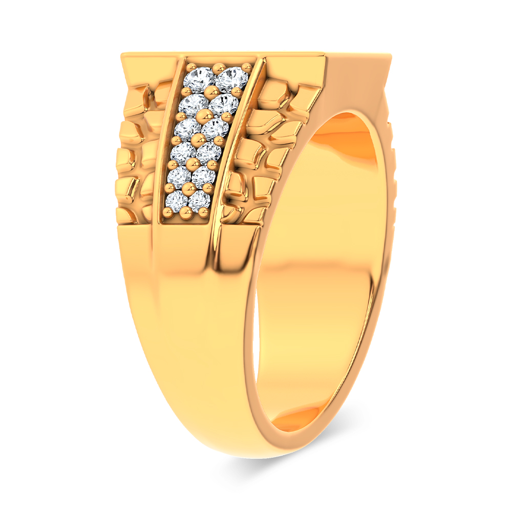 14K 1.50CT LAB GROWN Diamond Mens Ring - Image 2