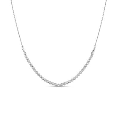 14K 1.00CT Certified Lab Grown Diamond Necklace