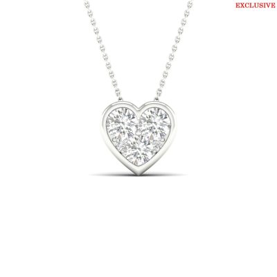 14K 0.50CT Lab Diamond Pendant