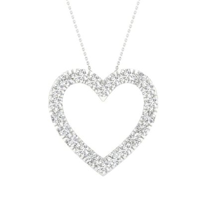 14k 1.00CT Certified Lab Grown Diamond Pendant