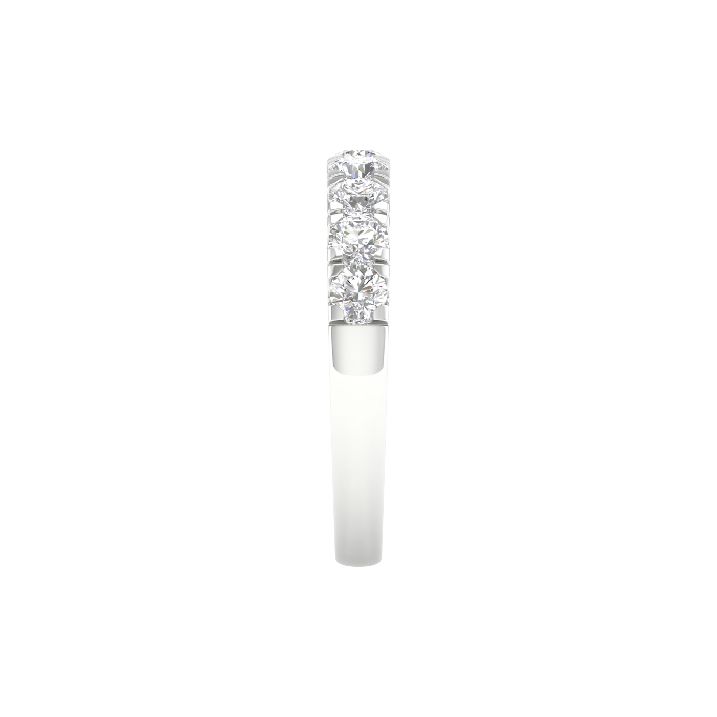 14K 1.00CT Certified Lab Grown Diamond Band - Image 2