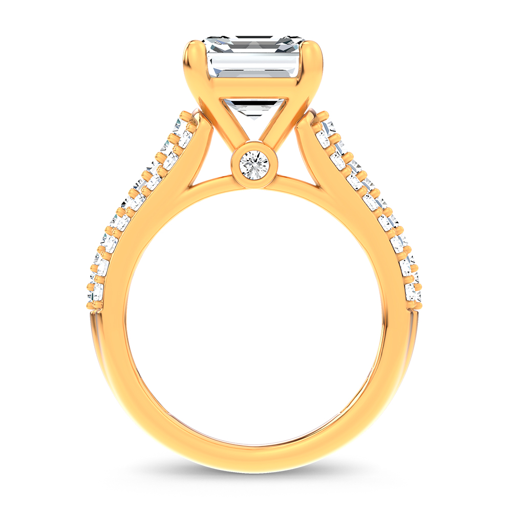 14K 4.00CT Certified Lab Grown Engagement Ring - Image 3