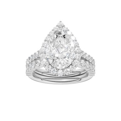 14K 4.00CT DIAMOND BRIDAL SET