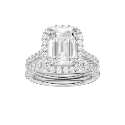 14K 4.00CT DIAMOND BRIDAL SET