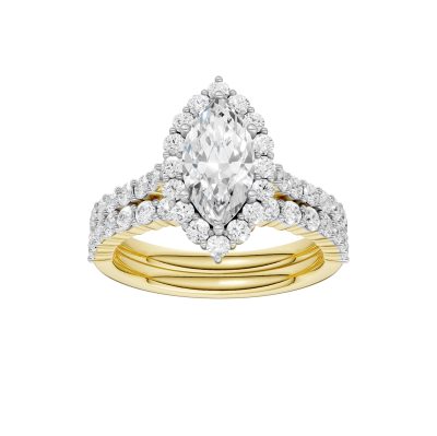 14K 2.00CT DIAMOND BRIDAL SET